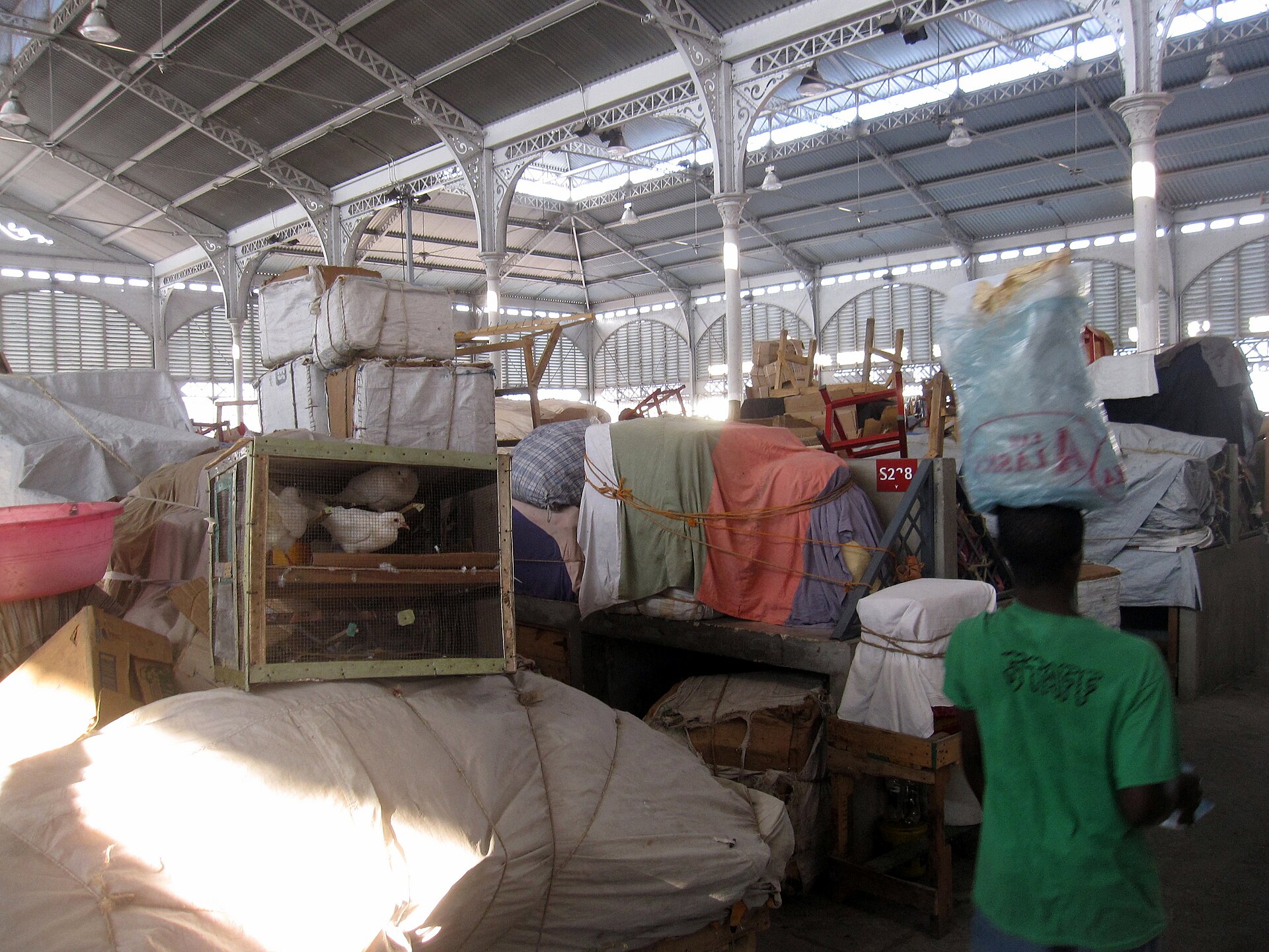 Inside the Iron Market, Port-au-Prince