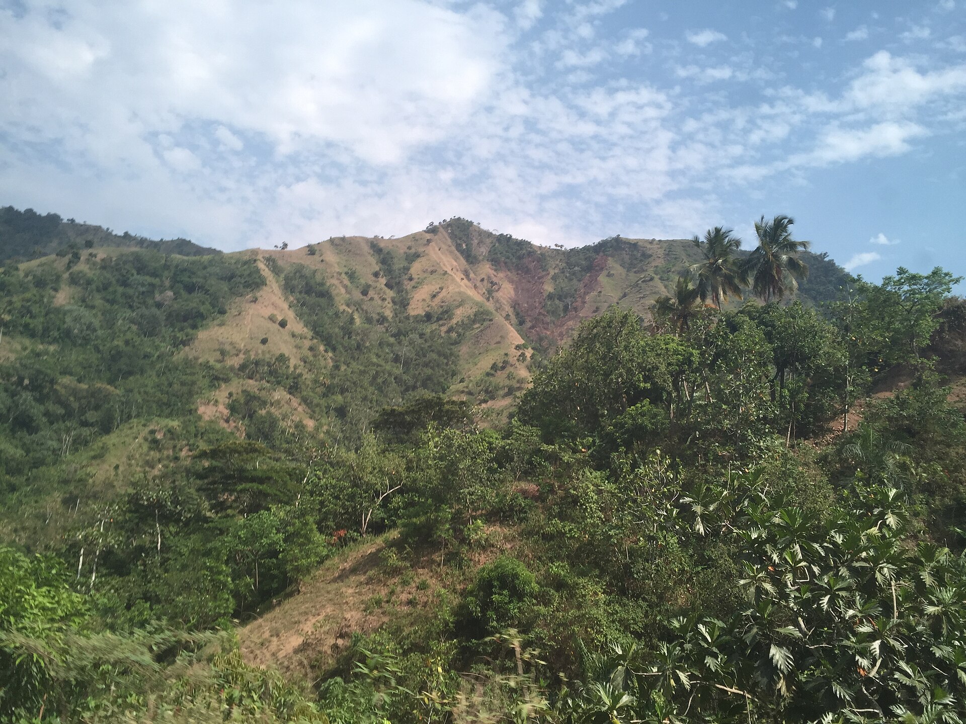 Hills of northern Haiti