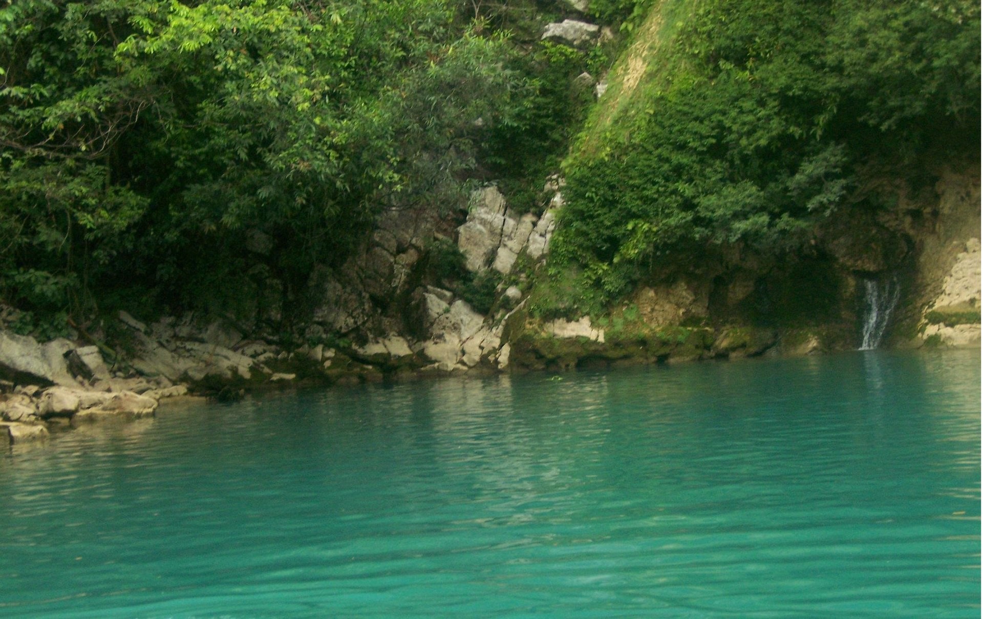 The water at Saut-Mathurine