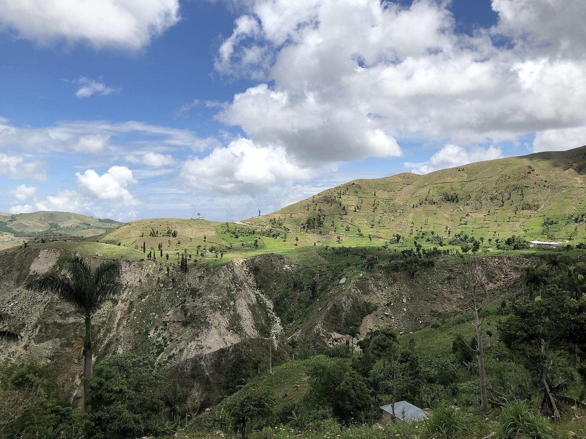 The landscape of Les Palmes, Petit-Goâve