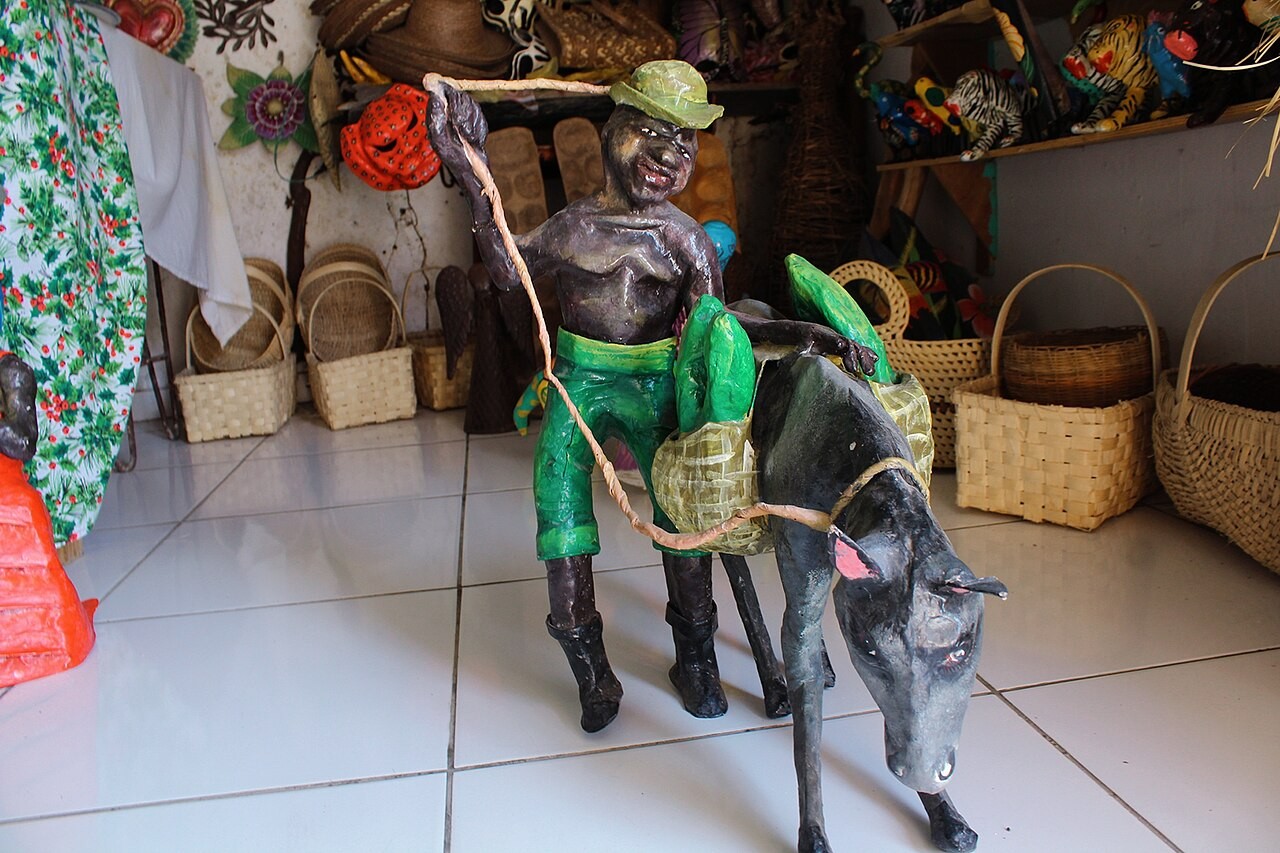 Sculpture by a Jacmel artisan