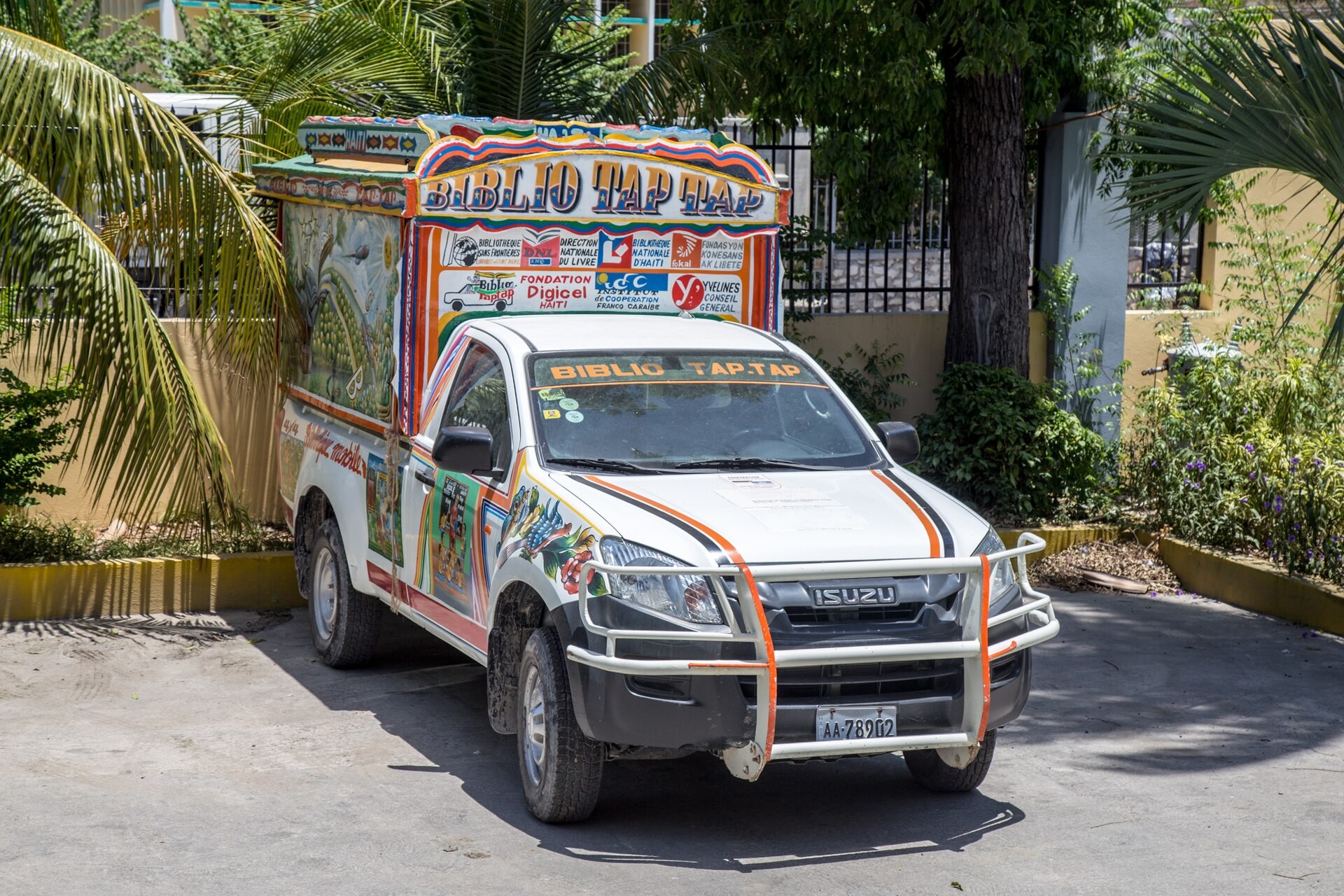 The National Library’s mobile library, Port-au-Prince