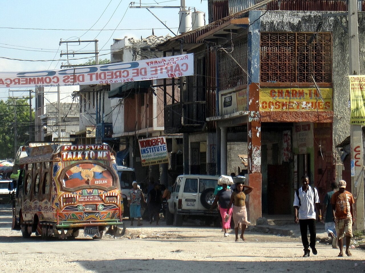 The colours of Port-au-Prince