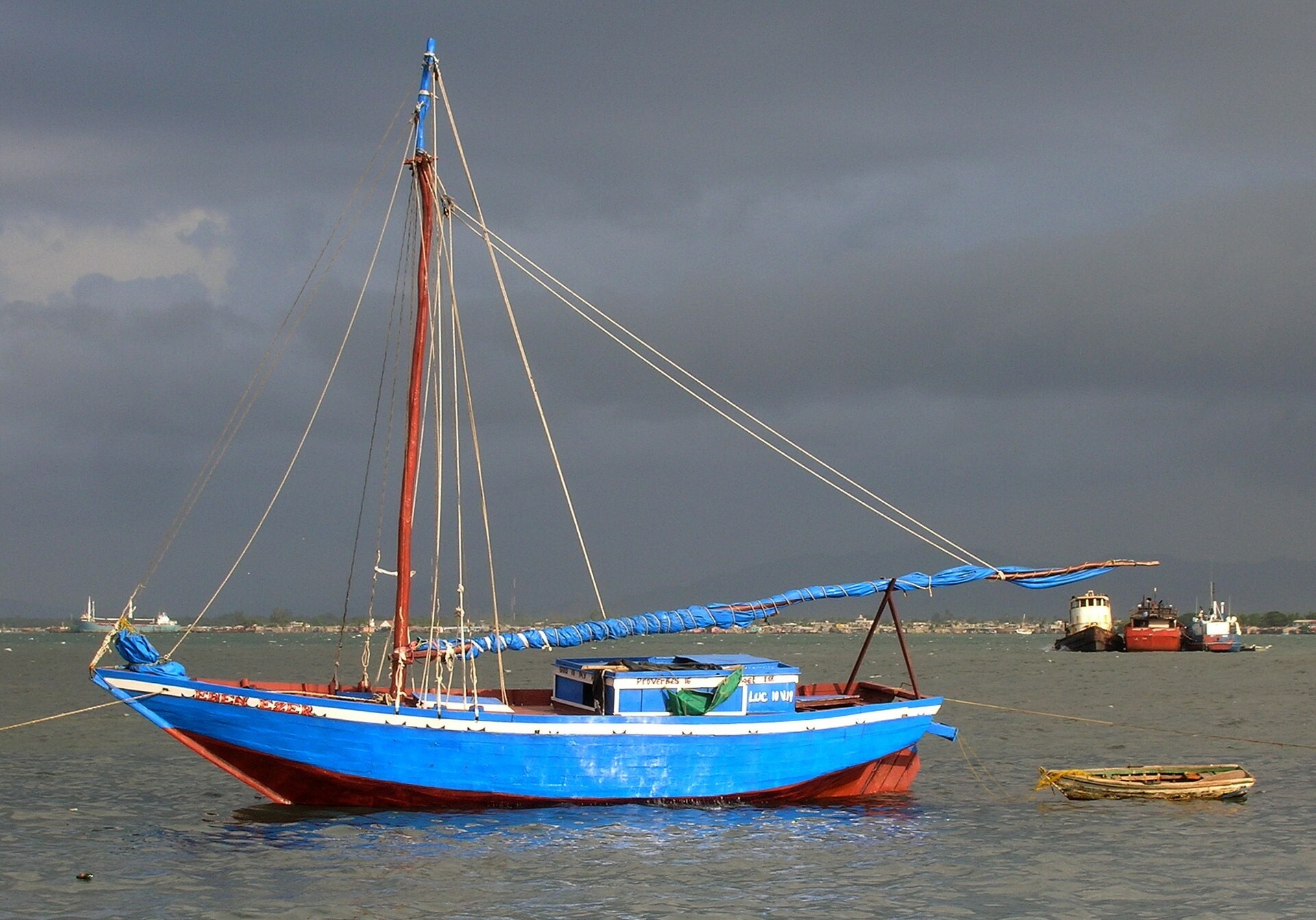 A fishing boat in Cap-Haïtien