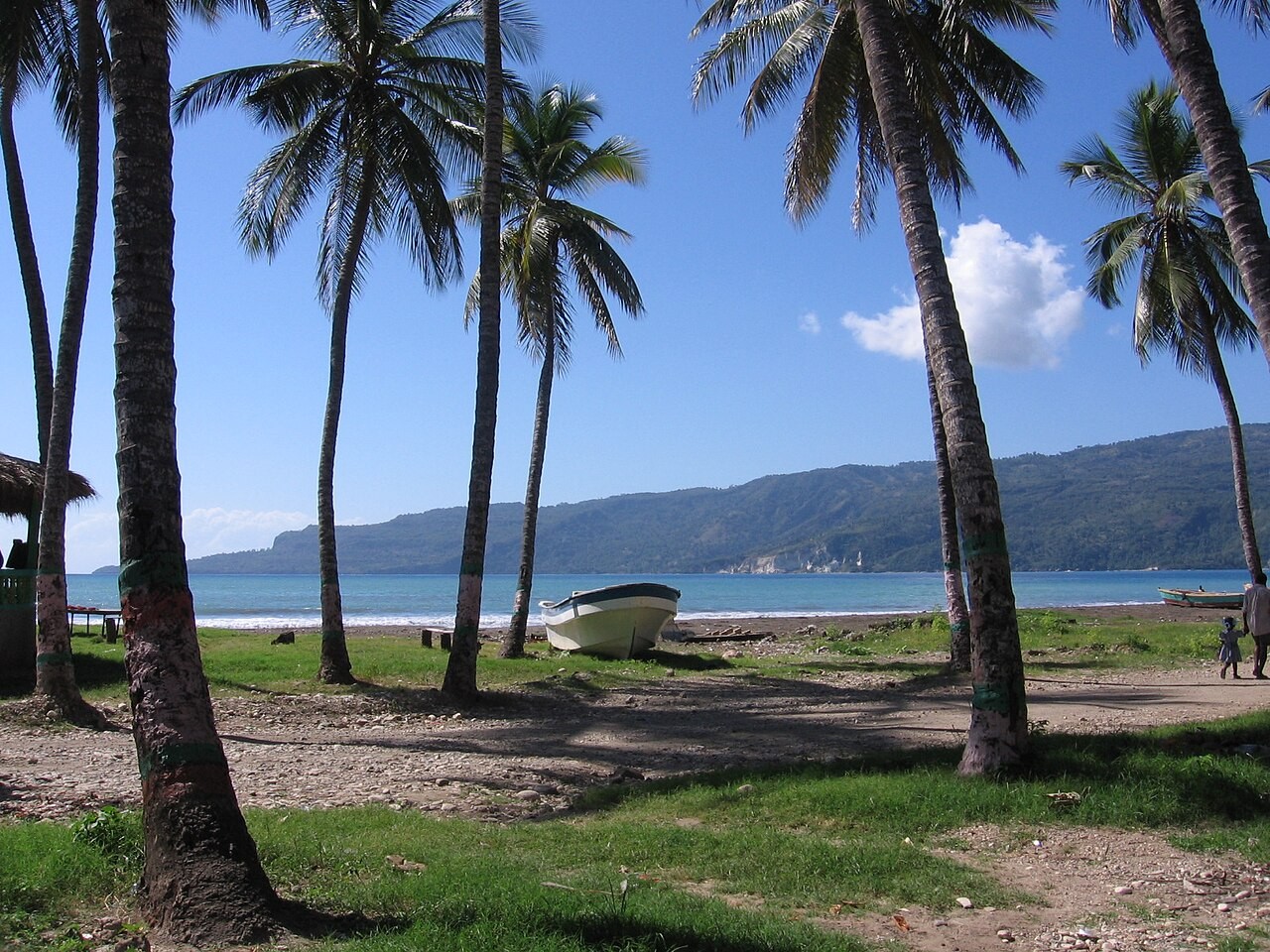 A beach in Jacmel