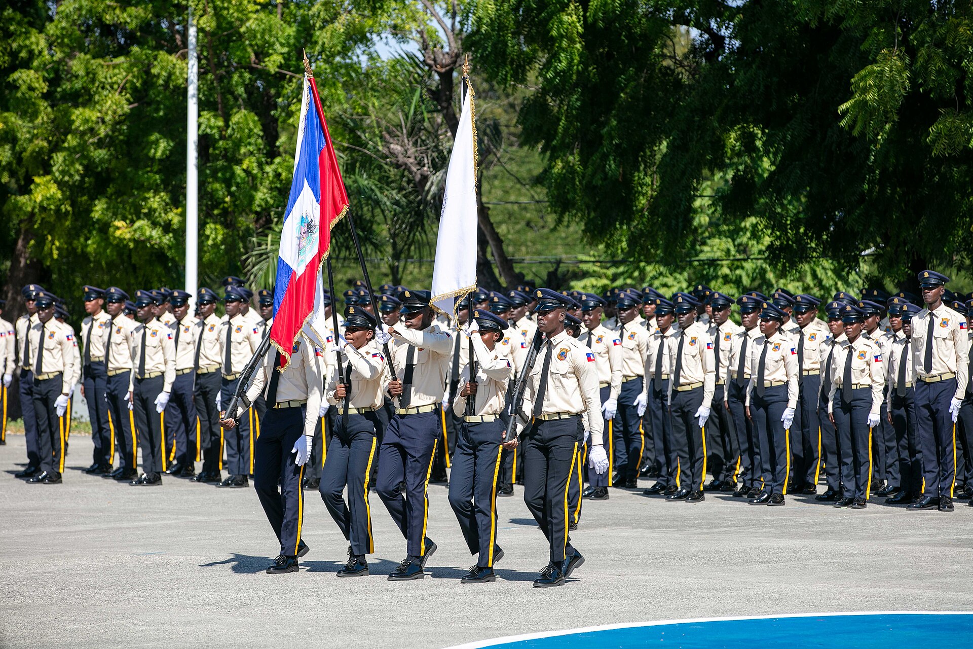 Haitian National Police graduation