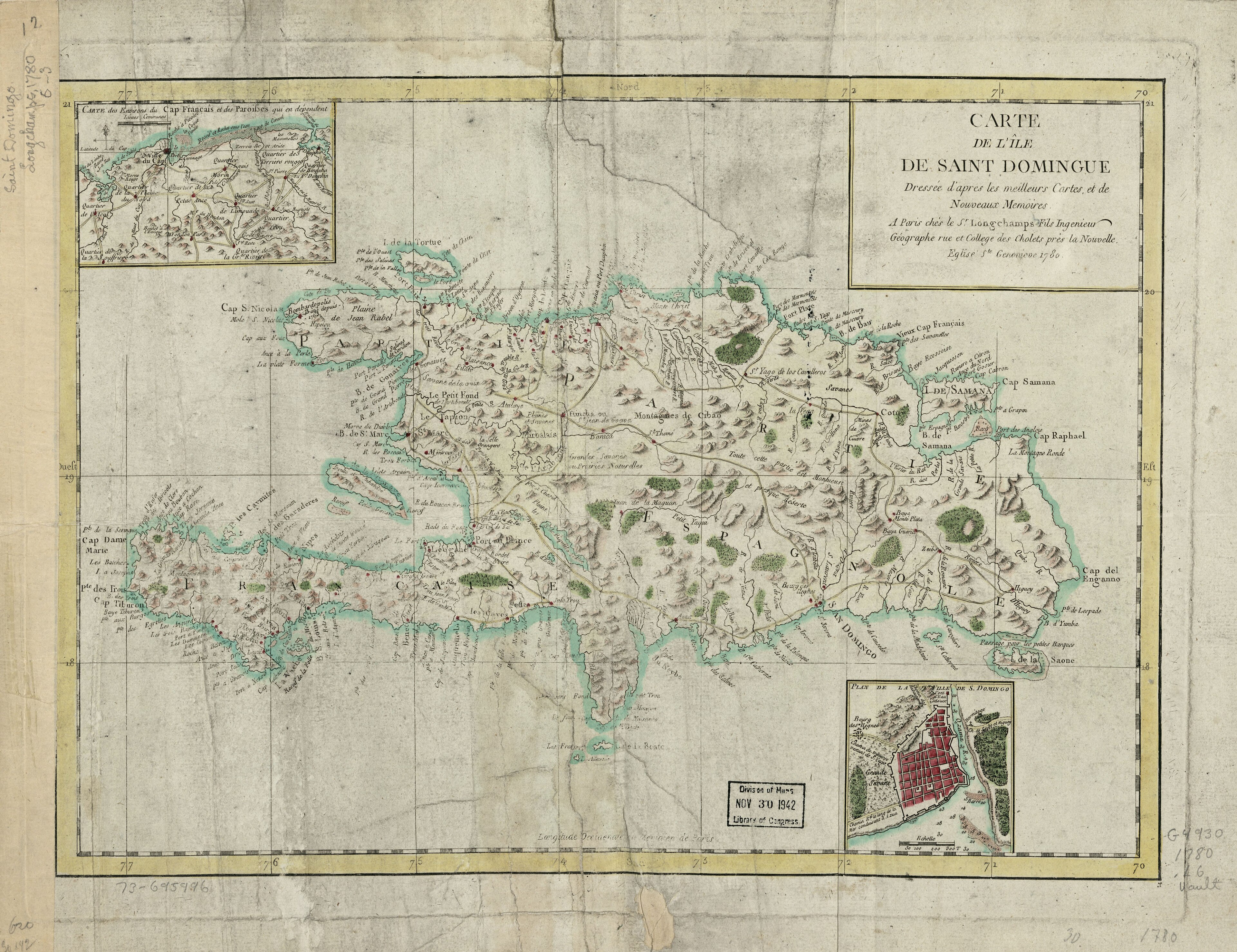 Saint-Domingue map